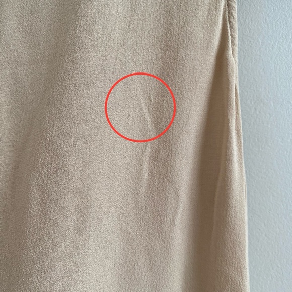 Eileen Fisher Beige Wrap Back Silk Tank Size Small - Picture 6 of 9